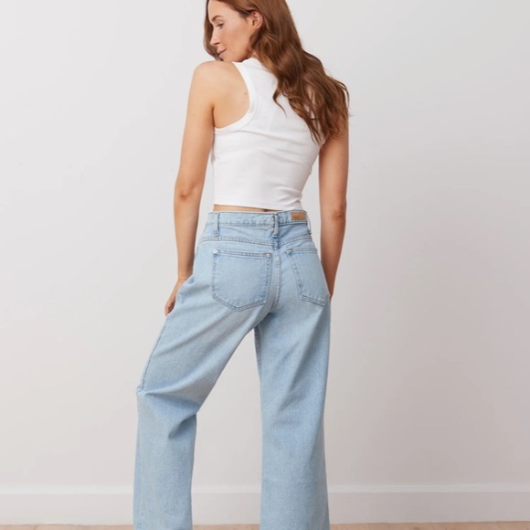 Jeans Second yoga. Dawson, Lily Classic rise wide legs. Size 30. NWT. - Picture 6 of 6